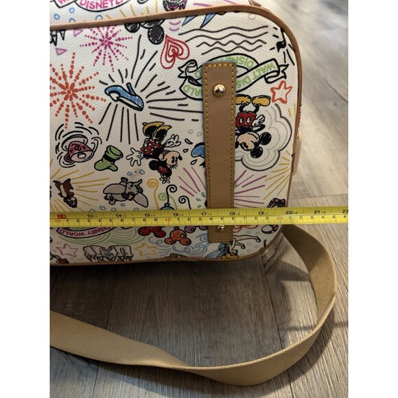 Authentic Disney Parks Dooney & Bourke Sketch Weekender Tote Duffle Bag Luggage - Picture 9 of 11